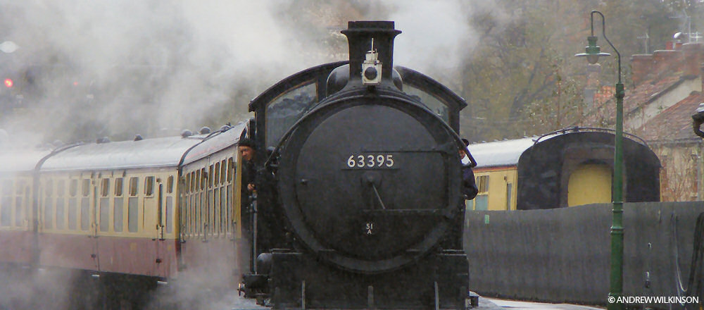 Steam train at Pickering station